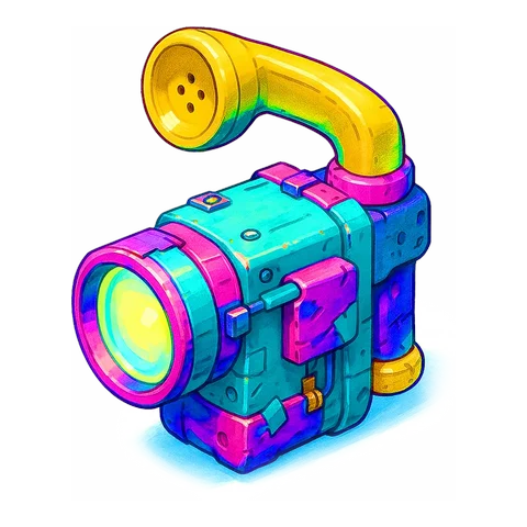 Illustrated phone machine, standing for talking to a real person about your website