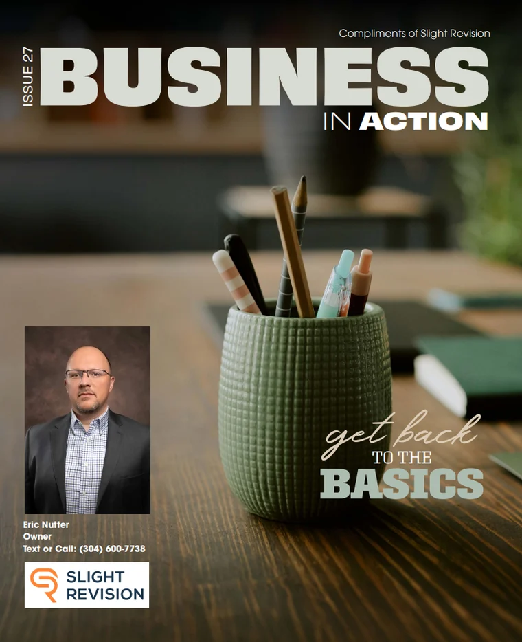 Business in Action magazine, issue 27, compliments of Slight Revision