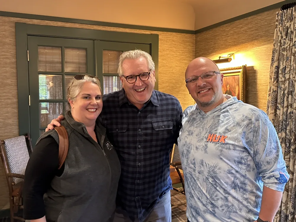 Eric with two fellow attendees at The Uprising